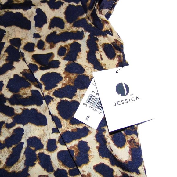NEW Jessica Animal Print Top size M - Picture 9 of 9